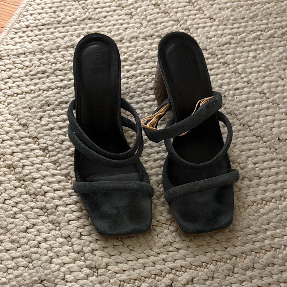 ALOHAS Blue  Strappy Heels